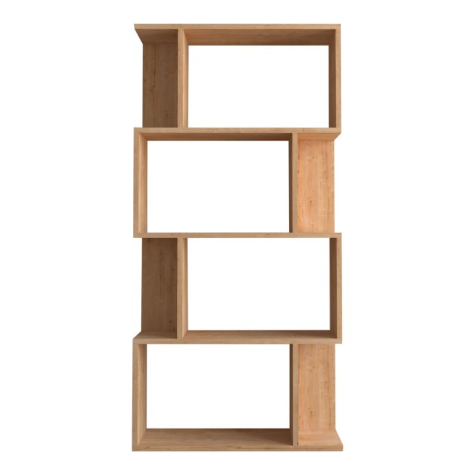 KADU ΒΙΒΛΙΟΘΗΚΗ ΣΕ OAK ΑΠΟΧΡΩΣΗ 72x22x147cm