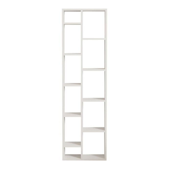 MINICU ΒΙΒΛΙΟΘΗΚΗ ΣΕ ΛΕΥΚΗ ΑΠΟΧΡΩΣΗ 44,4x19,6x150cm