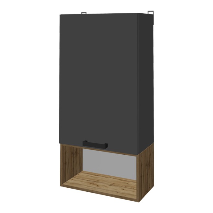 POELFY ΣΥΝΘΕΤΟ ΣΑΛΟΝΙΟΥ ΣΕ ΑΝΘΡΑΚΙ-OAK ΑΠΟΧΡΩΣΗ 170x37.5x42cm