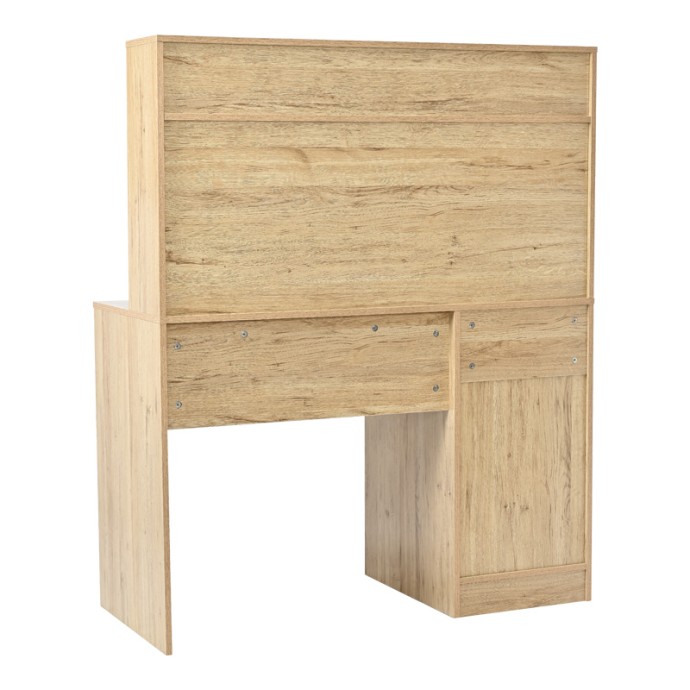 SECRETA ΓΡΑΦΕΙΟ ΕΡΓΑΣΙΑΣ ΜΕ ΡΑΦΙ ΣΕ OAK ΑΠΟΧΡΩΣΗ 110x50x135cm