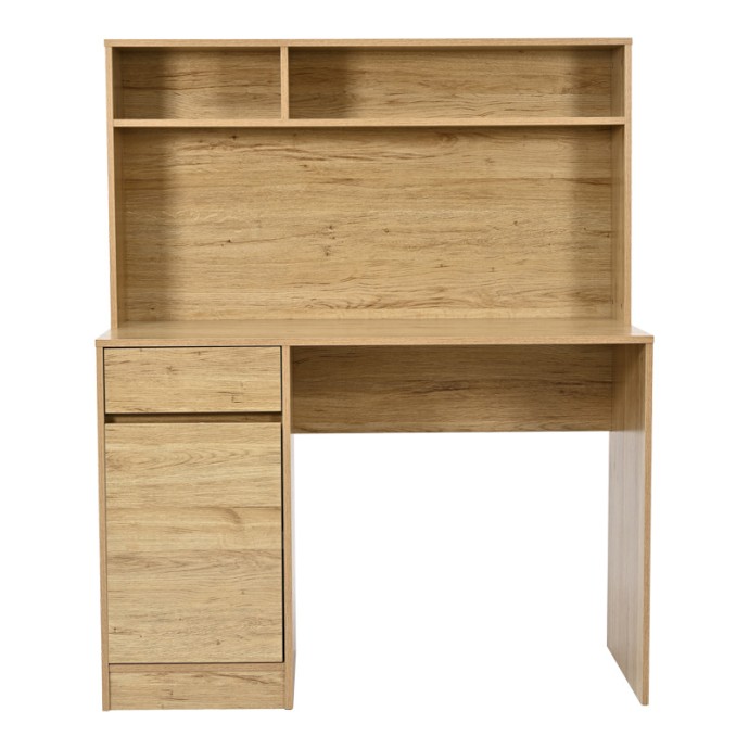 SECRETA ΓΡΑΦΕΙΟ ΕΡΓΑΣΙΑΣ ΜΕ ΡΑΦΙ ΣΕ OAK ΑΠΟΧΡΩΣΗ 110x50x135cm