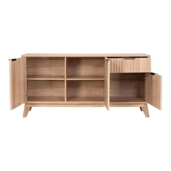 HAMEA ΜΠΟΥΦΕΣ MDF ΣΕ ΦΥΣΙΚΗ ΑΠΟΧΡΩΣΗ 150x39,5x73cm