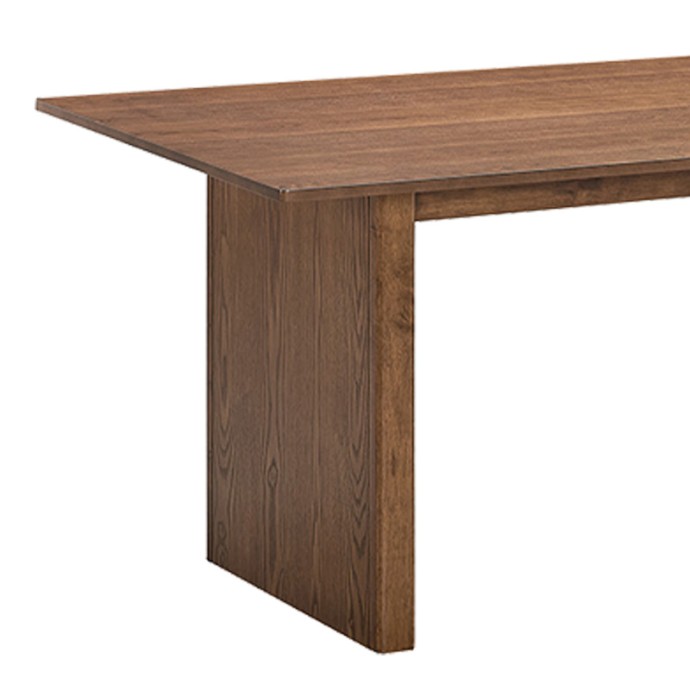 ELEGANZA-RAUDI ΤΡΑΠΕΖΑΡΙΑ ΣΕΤ 7ΤΕΜ MDF ΣΕ ΚΑΡΥΔΙ-ΕΚΡΟΥ ΑΠΟΧΡΩΣΗ 180x99x75.8cm