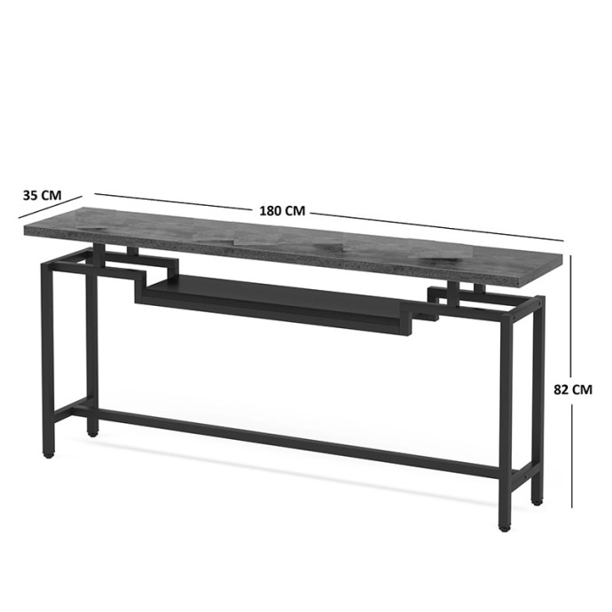 ONOLE ΚΟΝΣΟΛΑ ΣΕ ΟΨΗ ΜΑΡΜΑΡΟΥ - ΧΡΥΣΟ ΜΕΤΑΛΛΟ 180x35x82cm