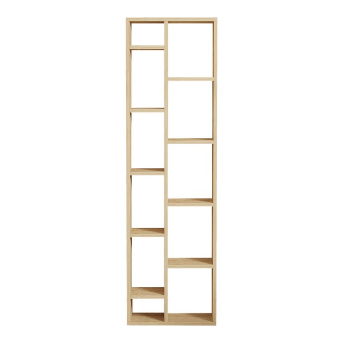 MINICU ΒΙΒΛΙΟΘΗΚΗ ΣΕ OAK ΑΠΟΧΡΩΣΗ  44,4x19,6x150cm
