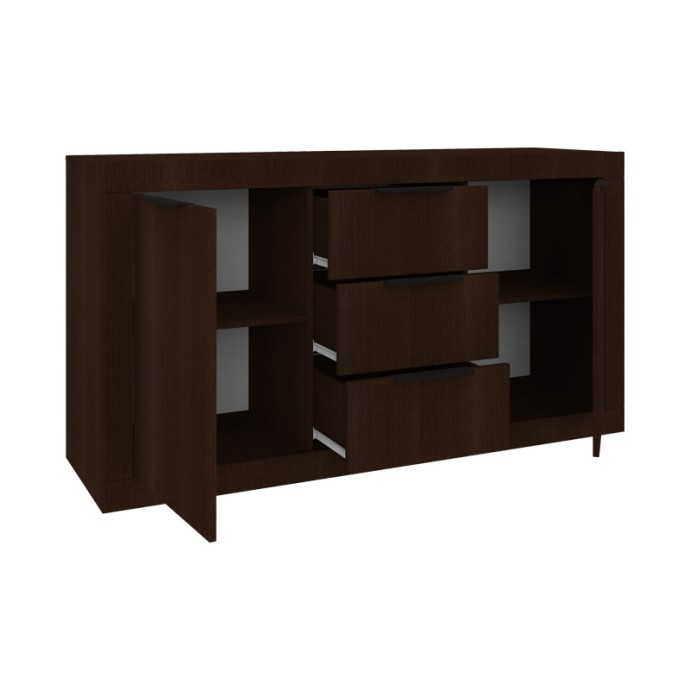 DOHA ΜΠΟΥΦΕΣ ΣΕ WENGE ΑΠΟΧΡΩΣΗ 150x45x80.5cm