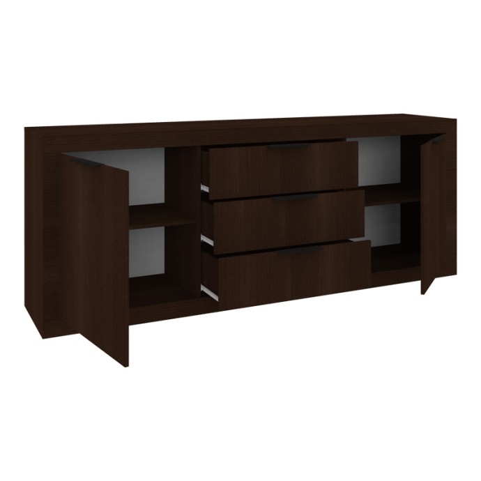 DOHA ΜΠΟΥΦΕΣ ΣΕ WENGE ΑΠΟΧΡΩΣΗ 210x45x80.5cm