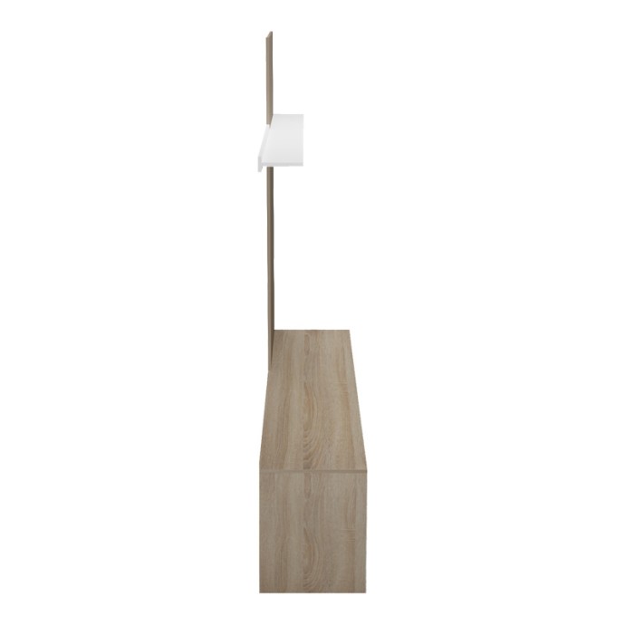 DELFINA ΣΥΝΘΕΤΟ ΣΑΛΟΝΙΟΥ ΣΕ SONOMA ΜΕ ΛΕΥΚΗ ΑΠΟΧΡΩΣΗ 190x40x199.5cm