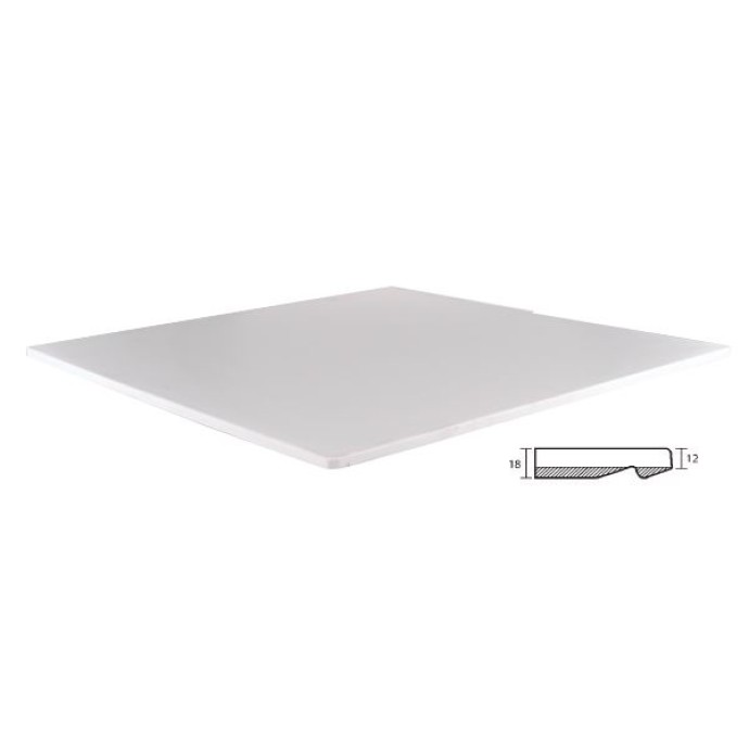 ISO TOP SLIQ PLUS ΕΠΙΦΑΝΕΙΑ 80x80cm/18mm ΑΠΟΧΡΩΣΗ PEARL WHITE