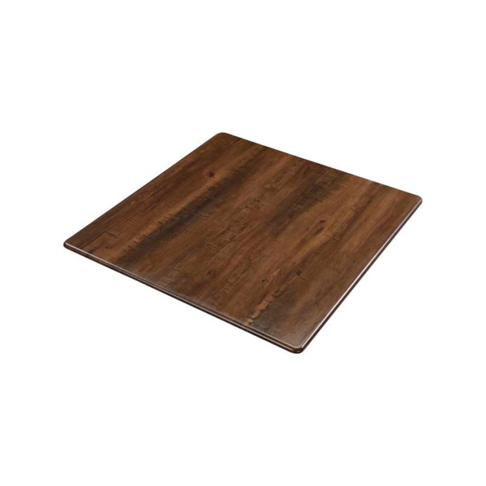 CONTRACT SLIQ NORMAL ΕΠΙΦΑΝΕΙΑ ΤΡΑΠΕΖΙΟΥ 80x80cm/16mm Τ.WERZALIT, ΑΠΟΧΡΩΣΗ WALNUT