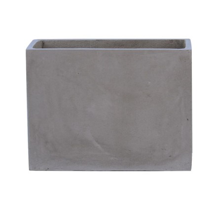 FLOWER POT-2 CEMENT GREY 70X40X50CM