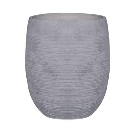 FLOWER POT-8 Φ35x39cm ΑΠΟΧΡΩΣΗ LIGHT GREY WASH