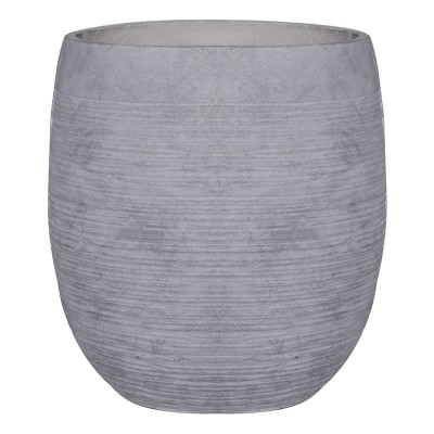 FLOWER POT-8 Φ48x52cm ΑΠΟΧΡΩΣΗ LIGHT GREY WASH