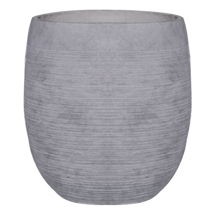 FLOWER POT-8 Φ48x52cm ΑΠΟΧΡΩΣΗ LIGHT GREY WASH