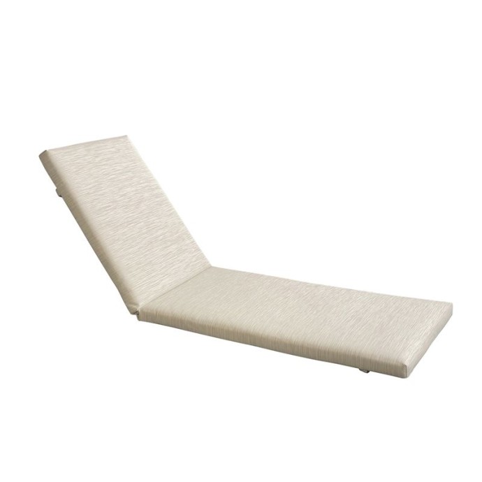 SUNLOUNGER ΜΑΞΙΛΑΡΙ ΞΑΠΛΩΣΤΡΑΣ TEXTILENE ΜΠΕΖ ΜΕ ΦΕΡΜΟΥΑΡ & VELCRO (FOAM+POLYESTER)