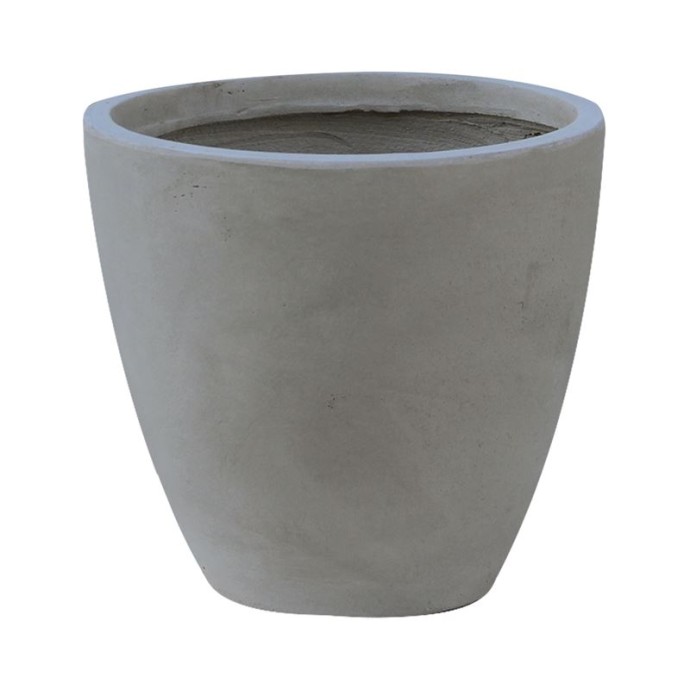 FLOWER POT-3 CEMENT GREY Φ53X47CM