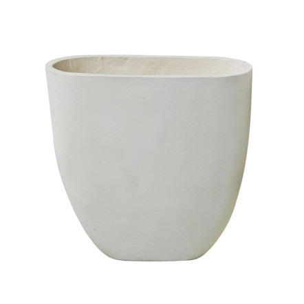 FLOWER POT-14 56x27x56cm ΑΠΟΧΡΩΣΗ MILK WHITE