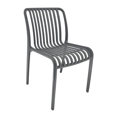MODA-Ν ΚΑΡΕΚΛΑ ΣΤΟΙΒΑΖΟΜΕΝΗ PP ΑΠΟΧΡΩΣΗ ΓΚΡΙ 51X57X78cm