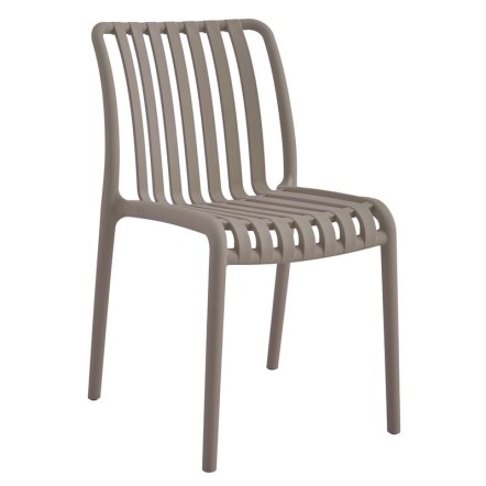 MODA-Ν ΚΑΡΕΚΛΑ ΣΤΟΙΒΑΖΟΜΕΝΗ PP ΑΠΟΧΡΩΣΗ MOCHA 51X57X78cm