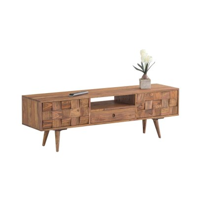 TEKA-W ΕΠΙΠΛΟ TV ΞΥΛΟ ΑΚΑΚΙΑ ΦΥΣΙΚΟ 140x35x45cm