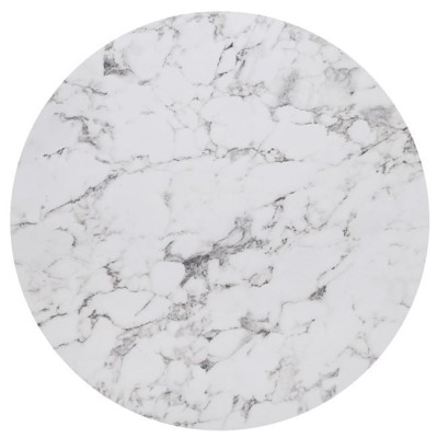 HPL (HIGH PRESSURE LAMINATED) ΕΠΙΦΑΝΕΙΑ ΤΡΑΠΕΖΙΟΥ ΑΠΟΧΡΩΣΗ WHITE MARBLE, ΕΞΩΤΕΡΙΚΟΥ ΧΩΡΟΥ