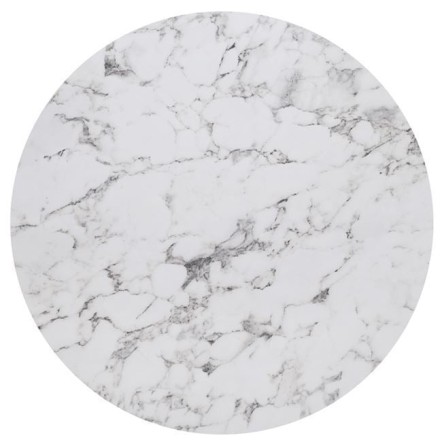HPL (HIGH PRESSURE LAMINATED) ΕΠΙΦΑΝΕΙΑ ΤΡΑΠΕΖΙΟΥ ΑΠΟΧΡΩΣΗ WHITE MARBLE, ΕΞΩΤΕΡΙΚΟΥ ΧΩΡΟΥ