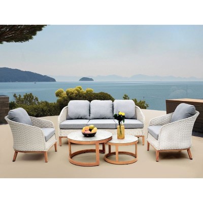IBIZA SET ΣΑΛΟΝΙ ΚΗΠΟΥ 3ΘΕΣΙΟ +2 ΠΟΛΥΘΡΟΝΕΣ+2 ΤΡΑΠΕΖΑΚΙΑ ALU ΦΥΣΙΚΟ-WICKER ΑΣΠΡΟ-ΜΑΞΙΛ.ΓΚΡΙ