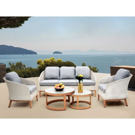 IBIZA SET ΣΑΛΟΝΙ ΚΗΠΟΥ 3ΘΕΣΙΟ +2 ΠΟΛΥΘΡΟΝΕΣ+2 ΤΡΑΠΕΖΑΚΙΑ ALU ΦΥΣΙΚΟ-WICKER ΑΣΠΡΟ-ΜΑΞΙΛ.ΓΚΡΙ