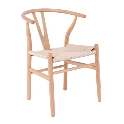 LIMA-W ΚΑΡΕΚΛΑ 54x56x76cm ΣΤΟΙΒΑΖΟΜΕΝΗ, ΞΥΛΟ ΑΠΟΧΡΩΣΗ ΦΥΣΙΚΟ, ΚΑΘΙΣΜΑ PAPER ROPE ΦΥΣΙΚΟ