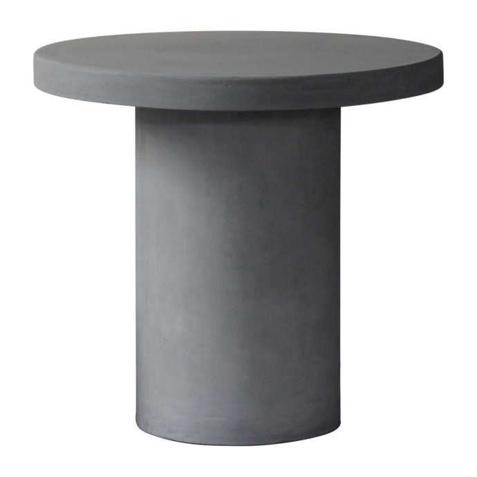 CONCRETE CYLINDER ΤΡΑΠΕΖΙ CEMENT GREY