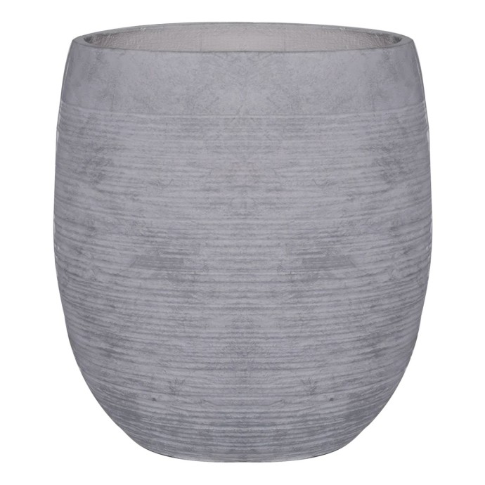FLOWER POT-8 Φ48x52cm ΑΠΟΧΡΩΣΗ LIGHT GREY WASH