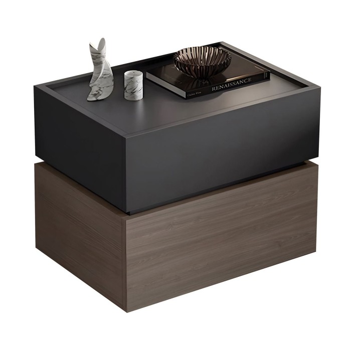 VANITY ΚΟΜΟΔΙΝΟ 60X40X45cm SONOMA OAK GREY ΜΕ ΑΠΟΣΠΩΜΕΝΑ ΧΡΩΜΑΤΙΚΑ ΜΕΡΗ