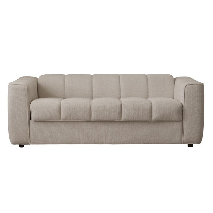NORRIS 3ΘΕΣΙΟΣ ΚΑΝΑΠΕΣ-ΚΡΕΒΑΤΙ 209X99X70 ΥΦΑΣΜΑ WATER REPELLENT ΜΠΕΖ